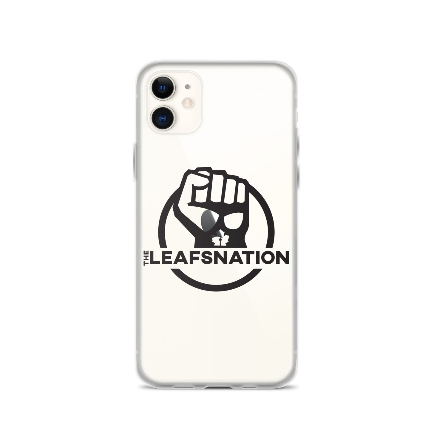 Leafsnation - Clear Case for iPhone® Black Logo