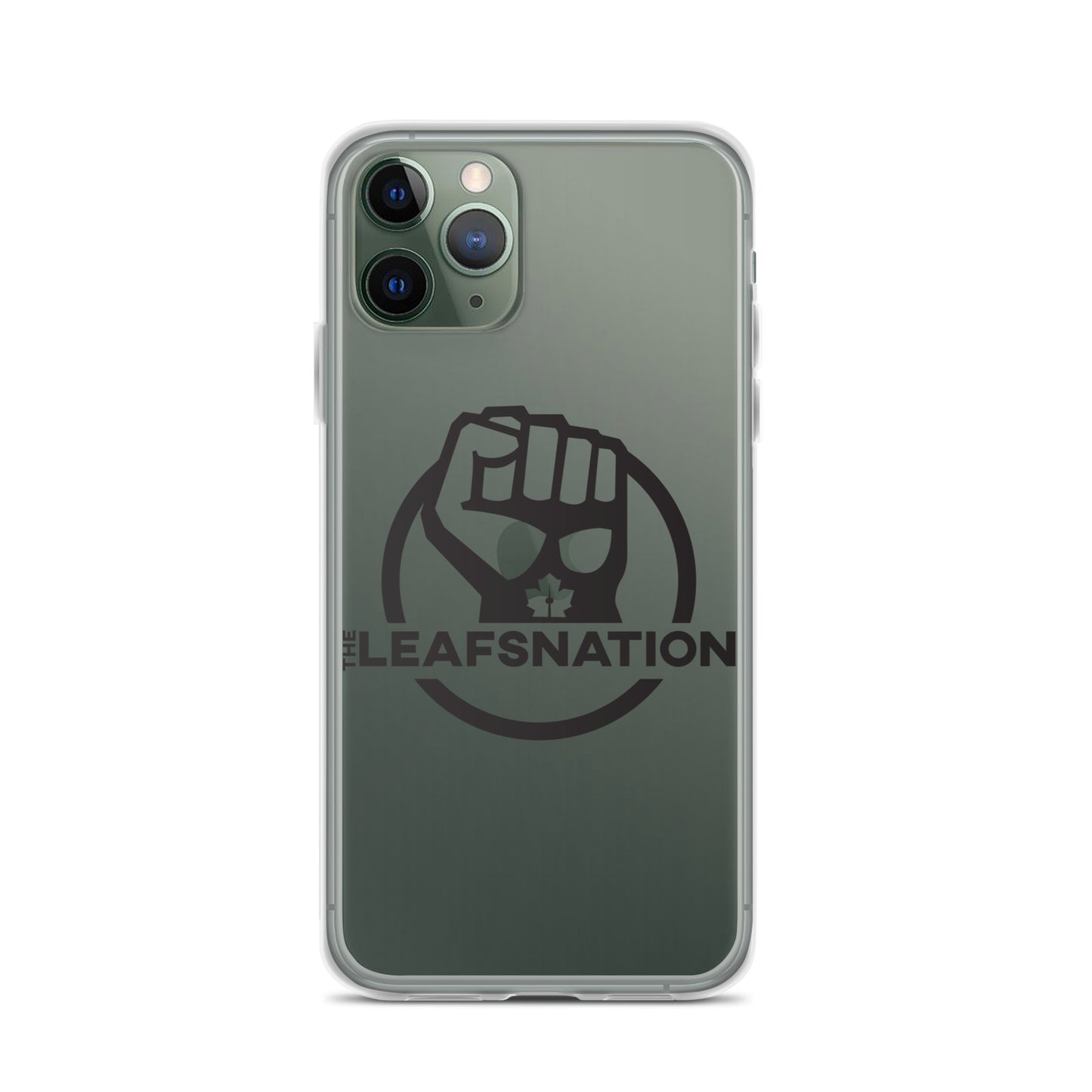 Leafsnation - Clear Case for iPhone® Black Logo