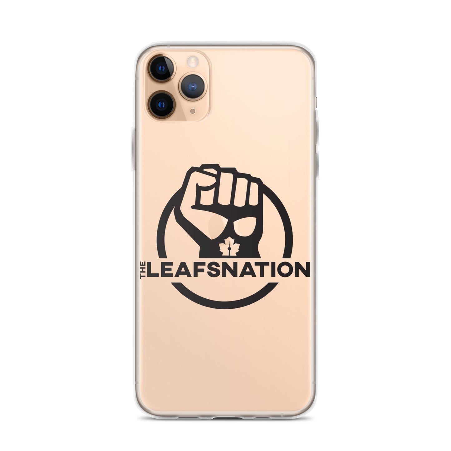 Leafsnation - Clear Case for iPhone® Black Logo