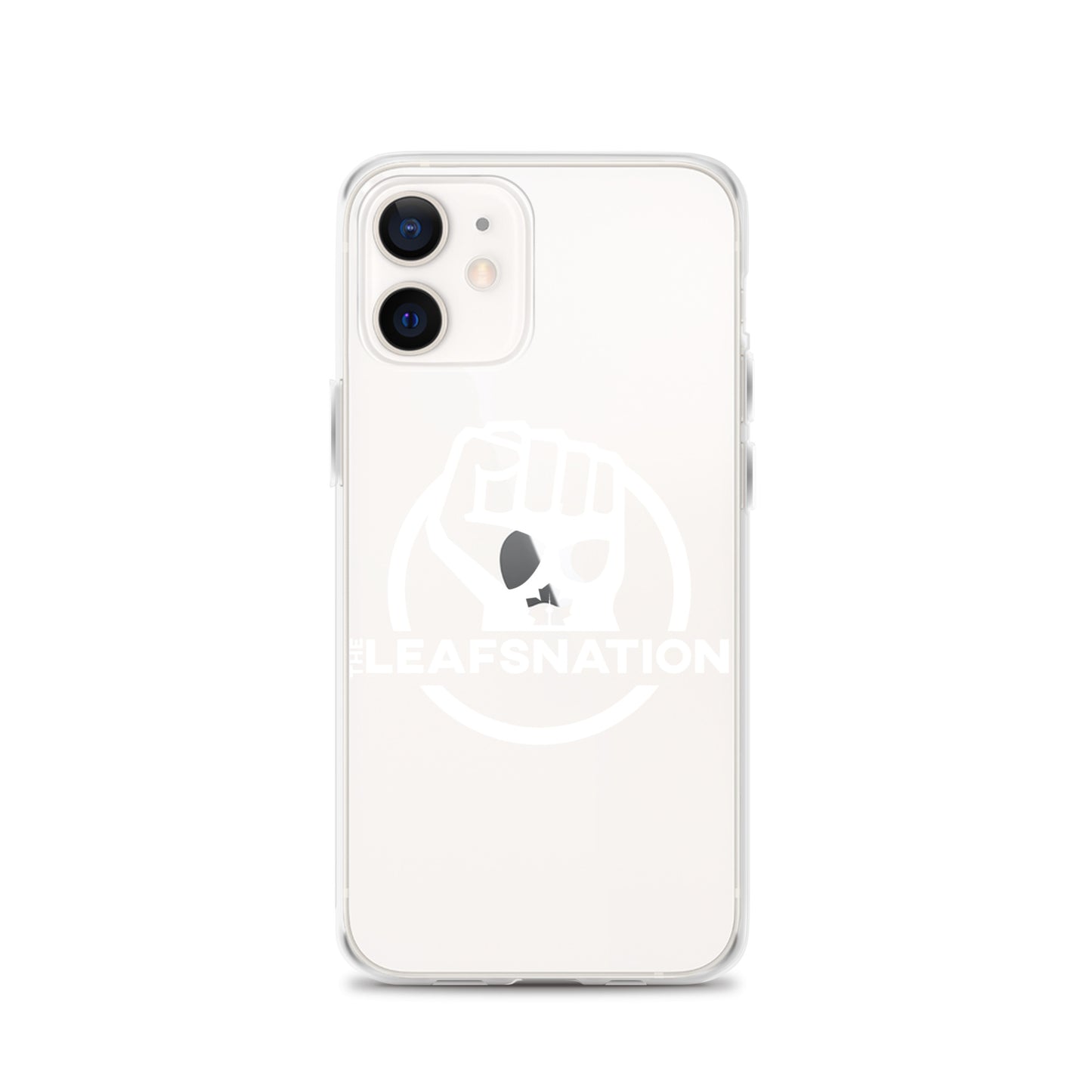 Leafsnation - Clear Case for iPhone® White Logo