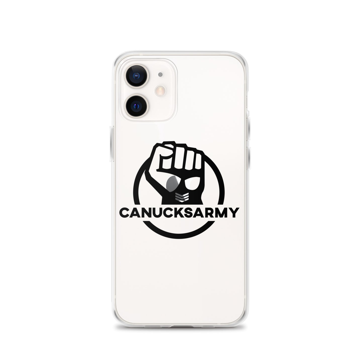 Canucksarmy - Clear Case for iPhone® Black Logo