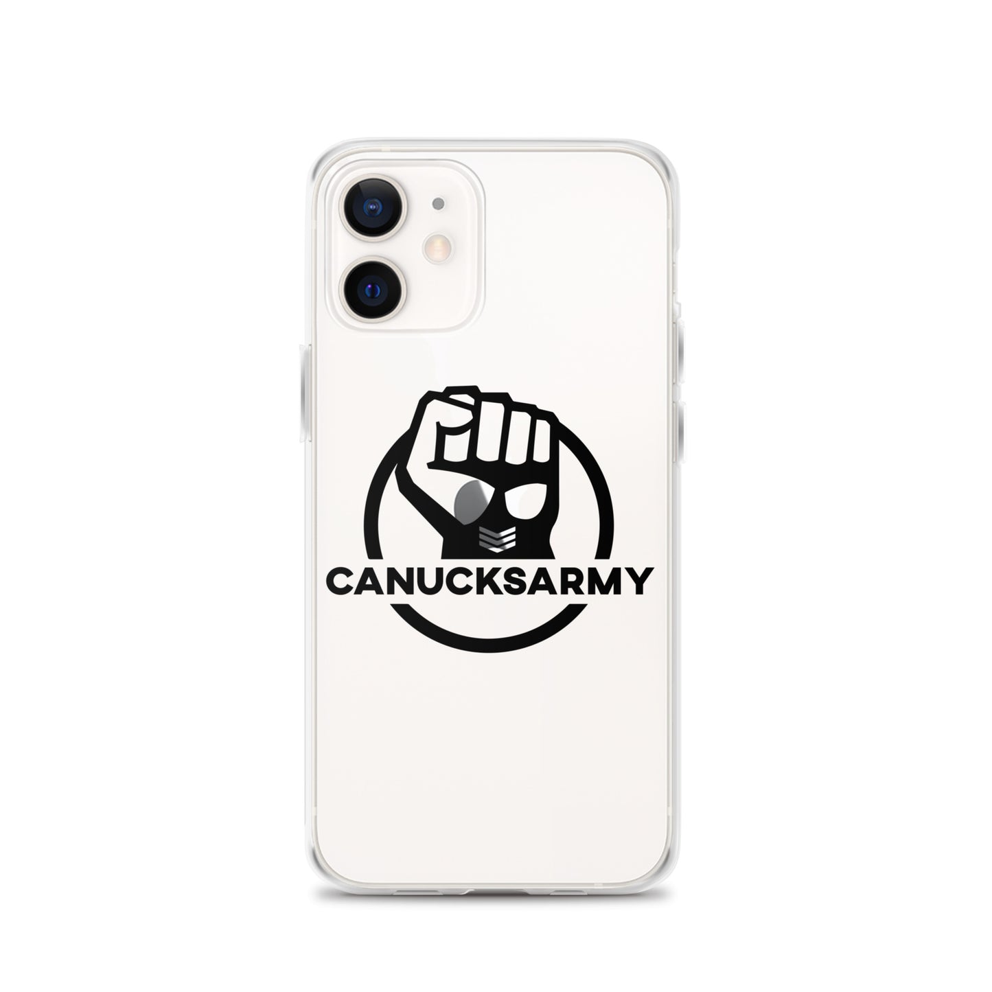 Canucksarmy - Clear Case for iPhone® Black Logo