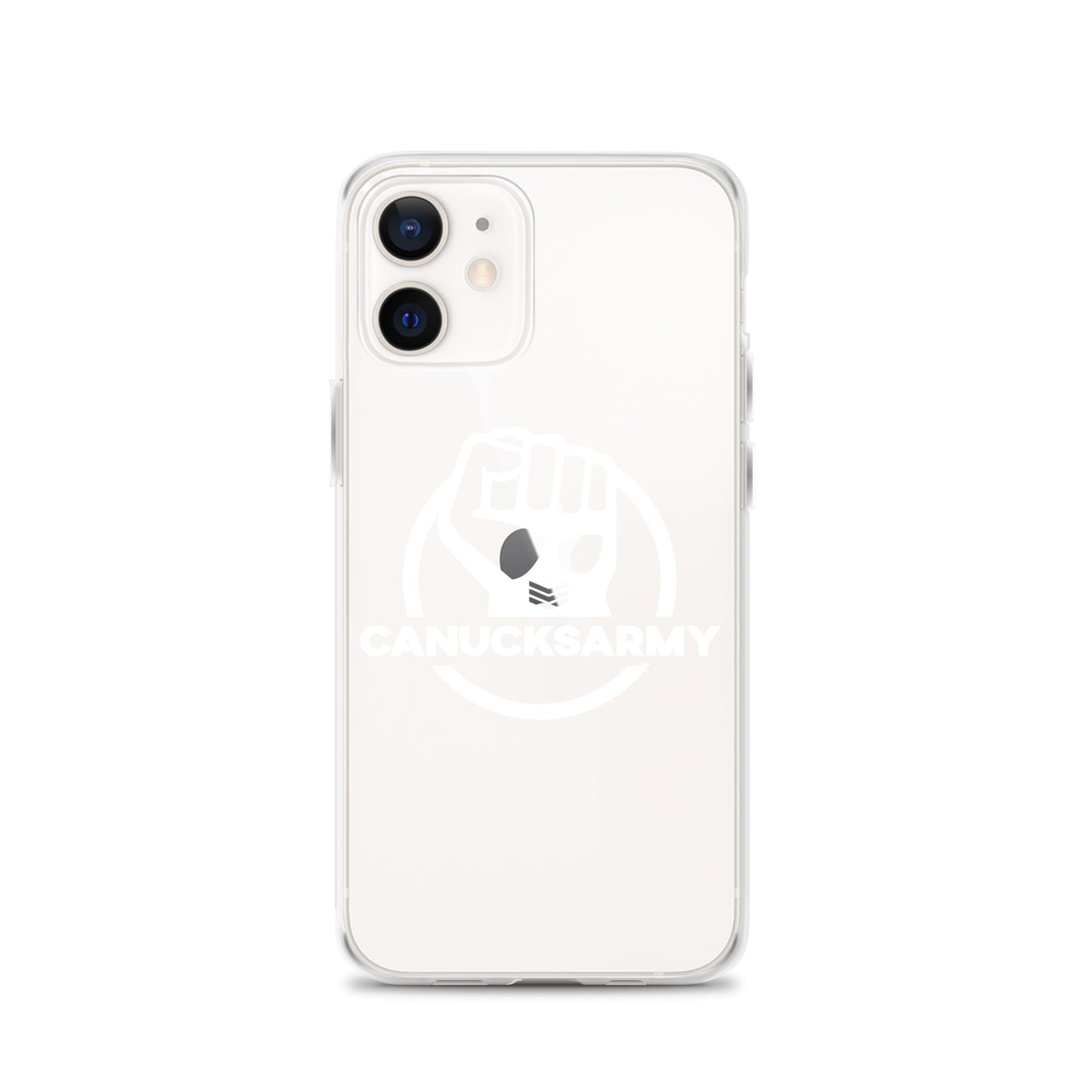 Canucksarmy - Clear Case for iPhone® White Logo