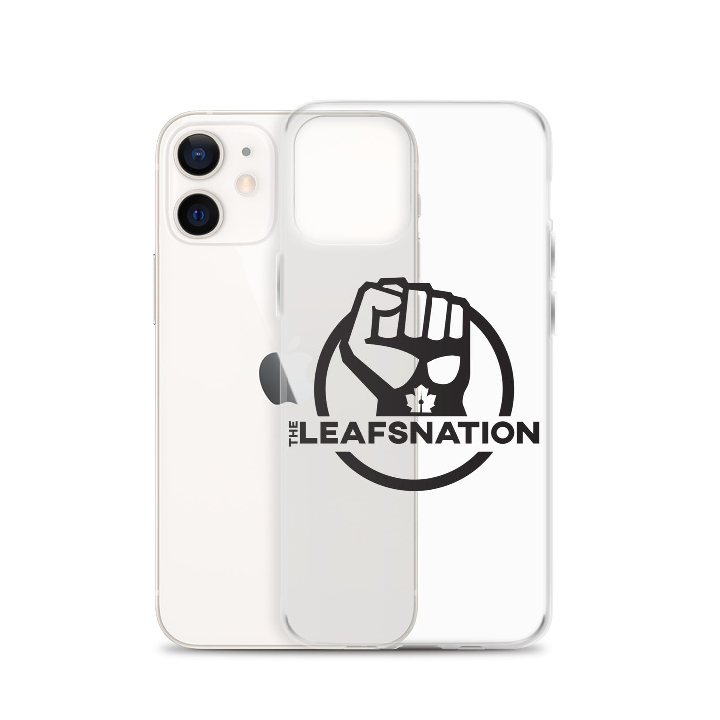 Leafsnation - Clear Case for iPhone® Black Logo
