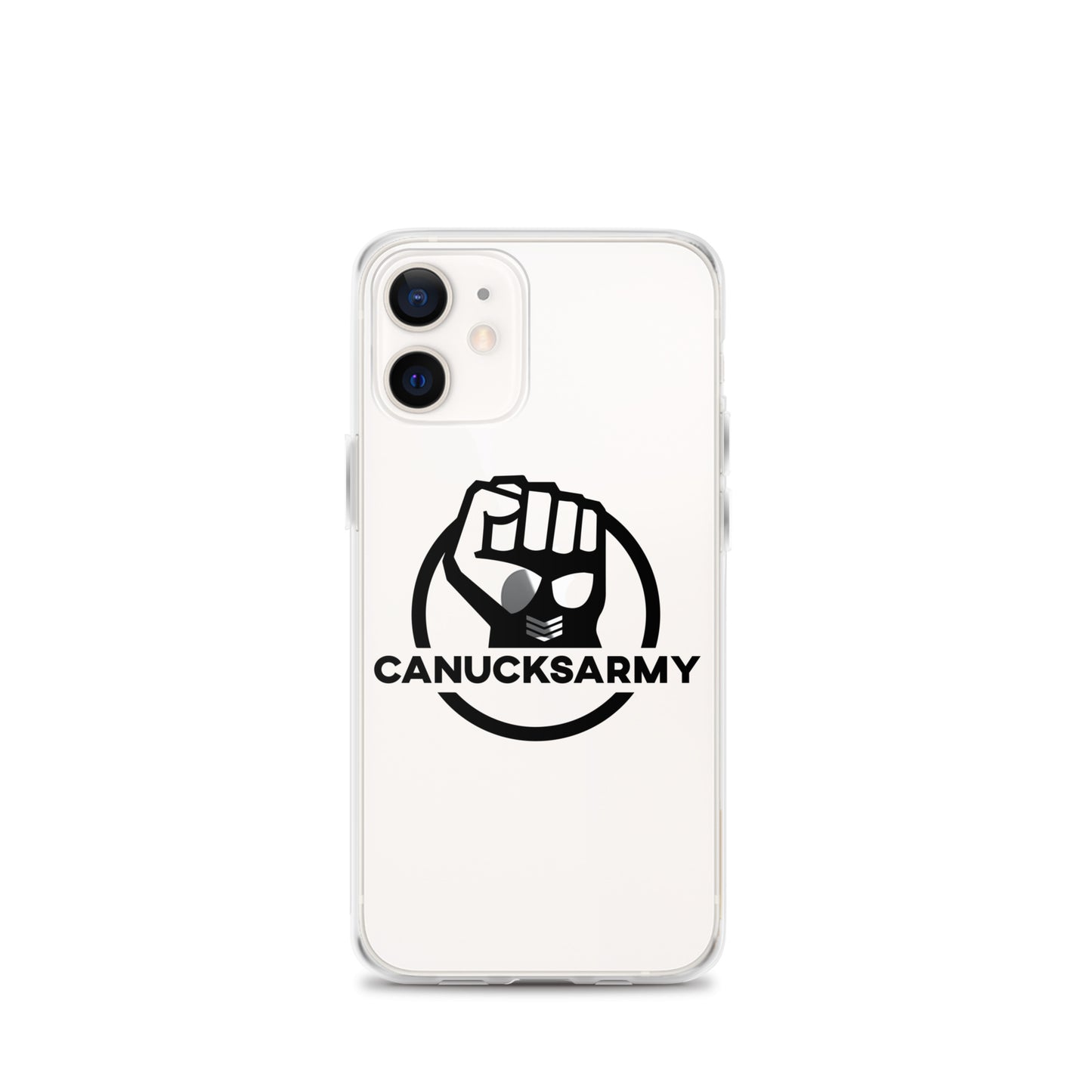 Canucksarmy - Clear Case for iPhone® Black Logo