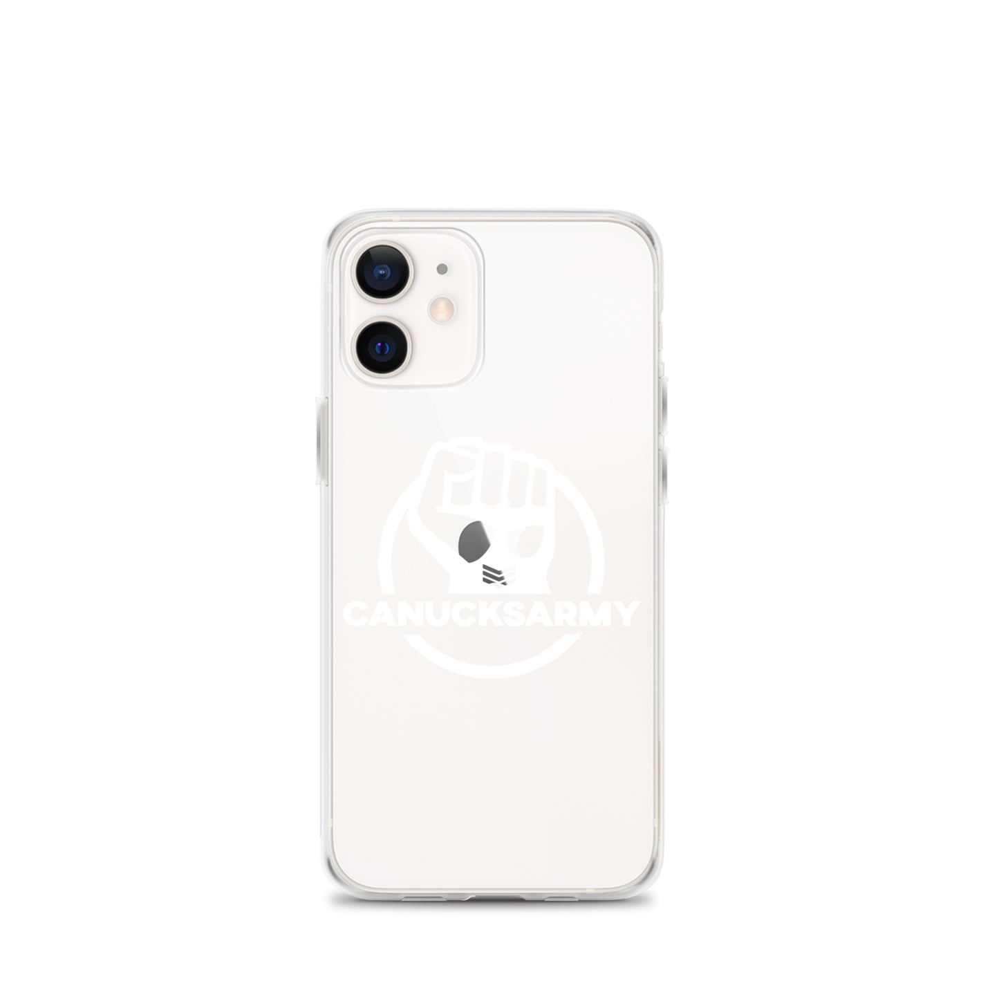 Canucksarmy - Clear Case for iPhone® White Logo