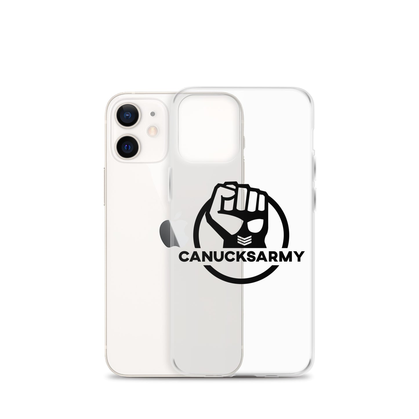 Canucksarmy - Clear Case for iPhone® Black Logo