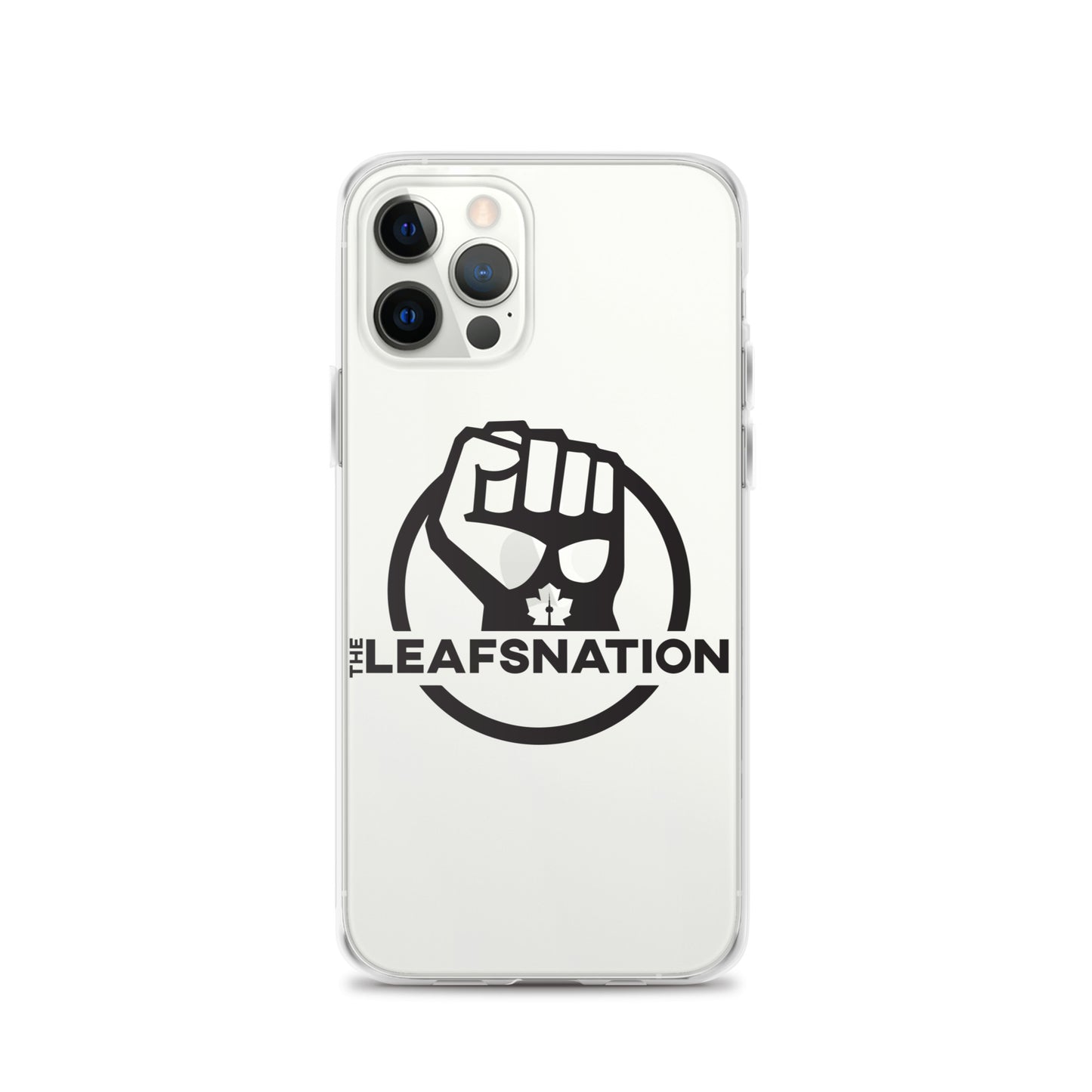 Leafsnation - Clear Case for iPhone® Black Logo