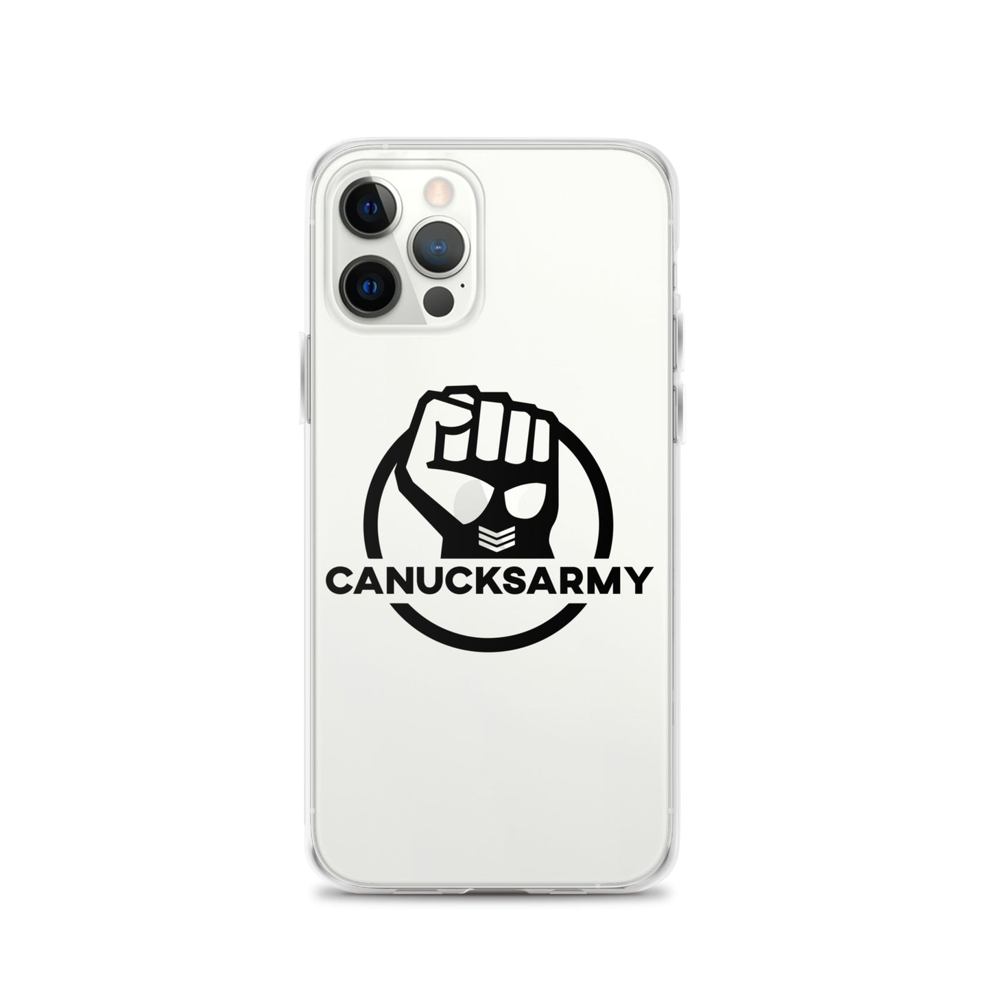 Canucksarmy - Clear Case for iPhone® Black Logo