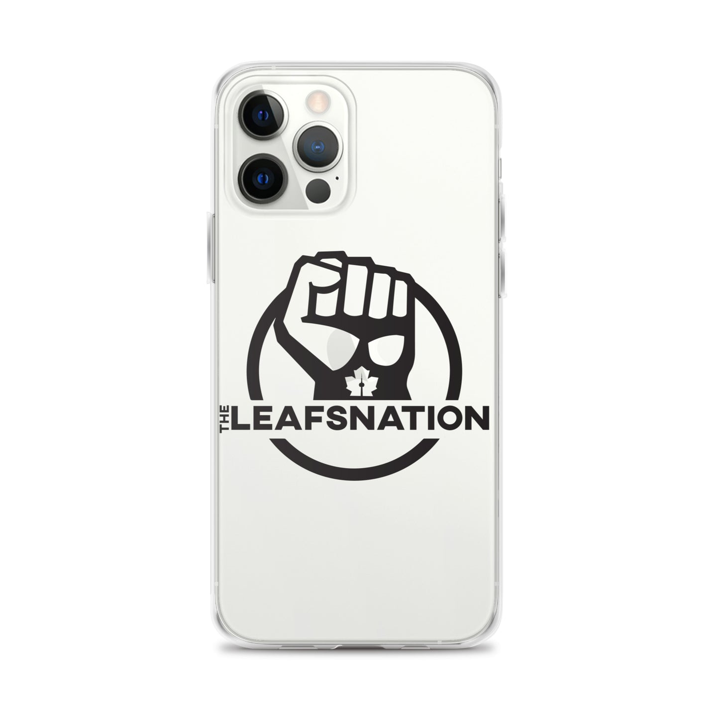 Leafsnation - Clear Case for iPhone® Black Logo
