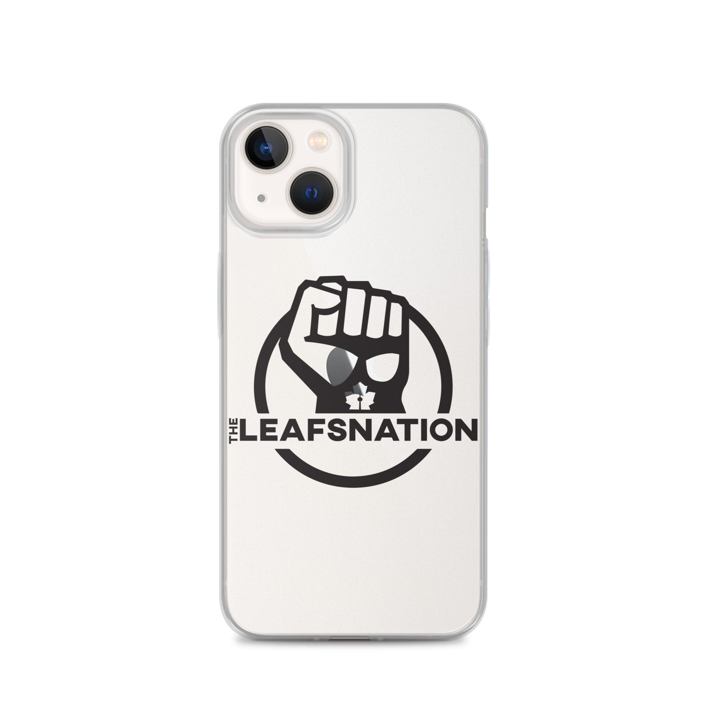 Leafsnation - Clear Case for iPhone® Black Logo