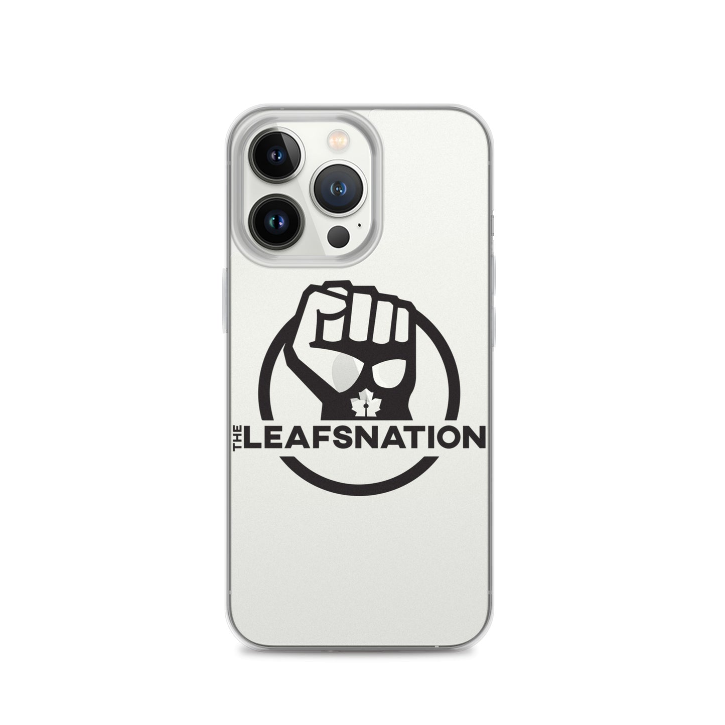 Leafsnation - Clear Case for iPhone® Black Logo