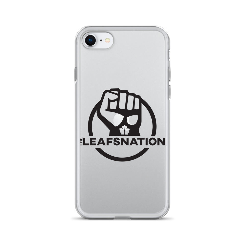 Leafsnation - Clear Case for iPhone® Black Logo