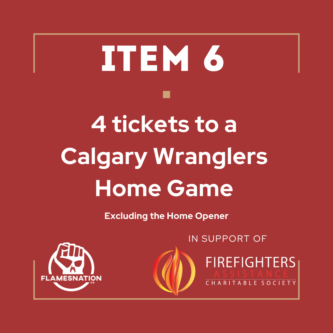 Item 6: 4 Tickets to a Calgary Wranglers Home Game