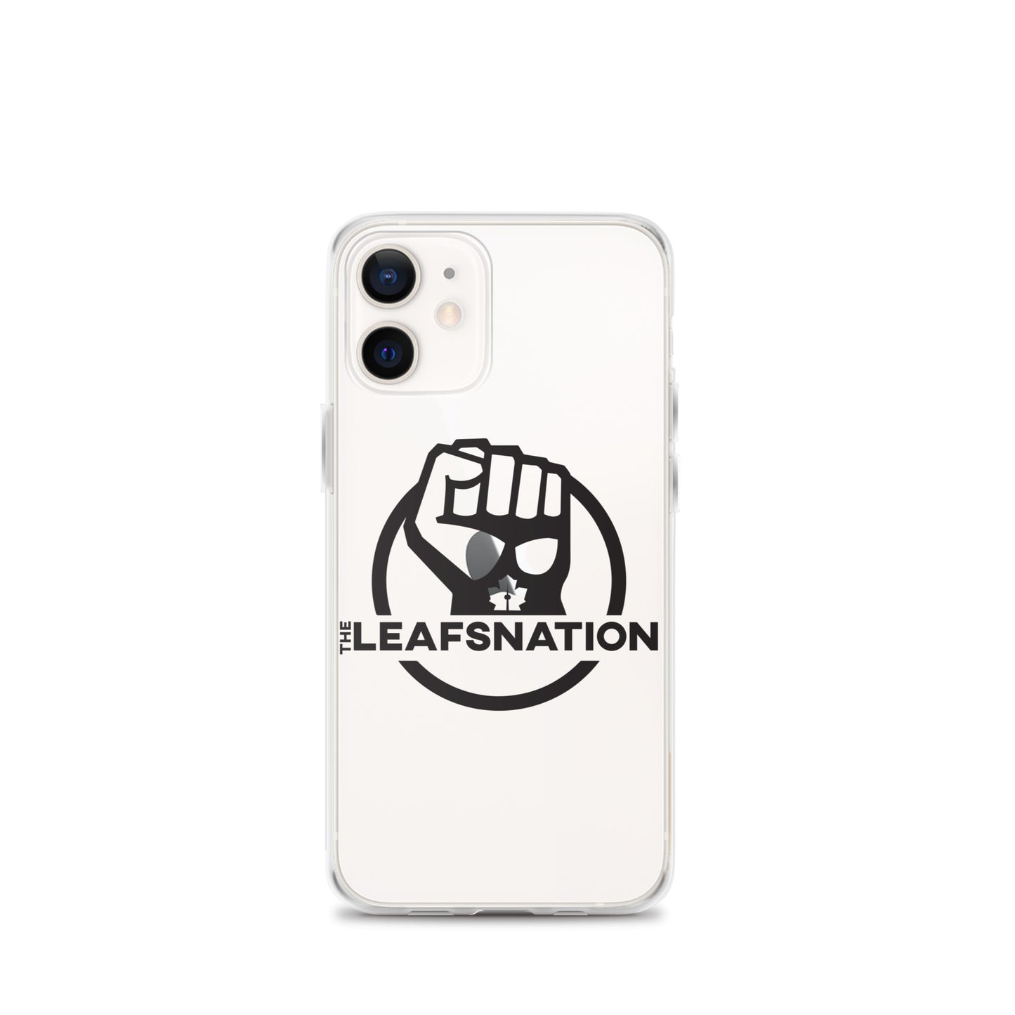 Leafsnation - Clear Case for iPhone® Black Logo