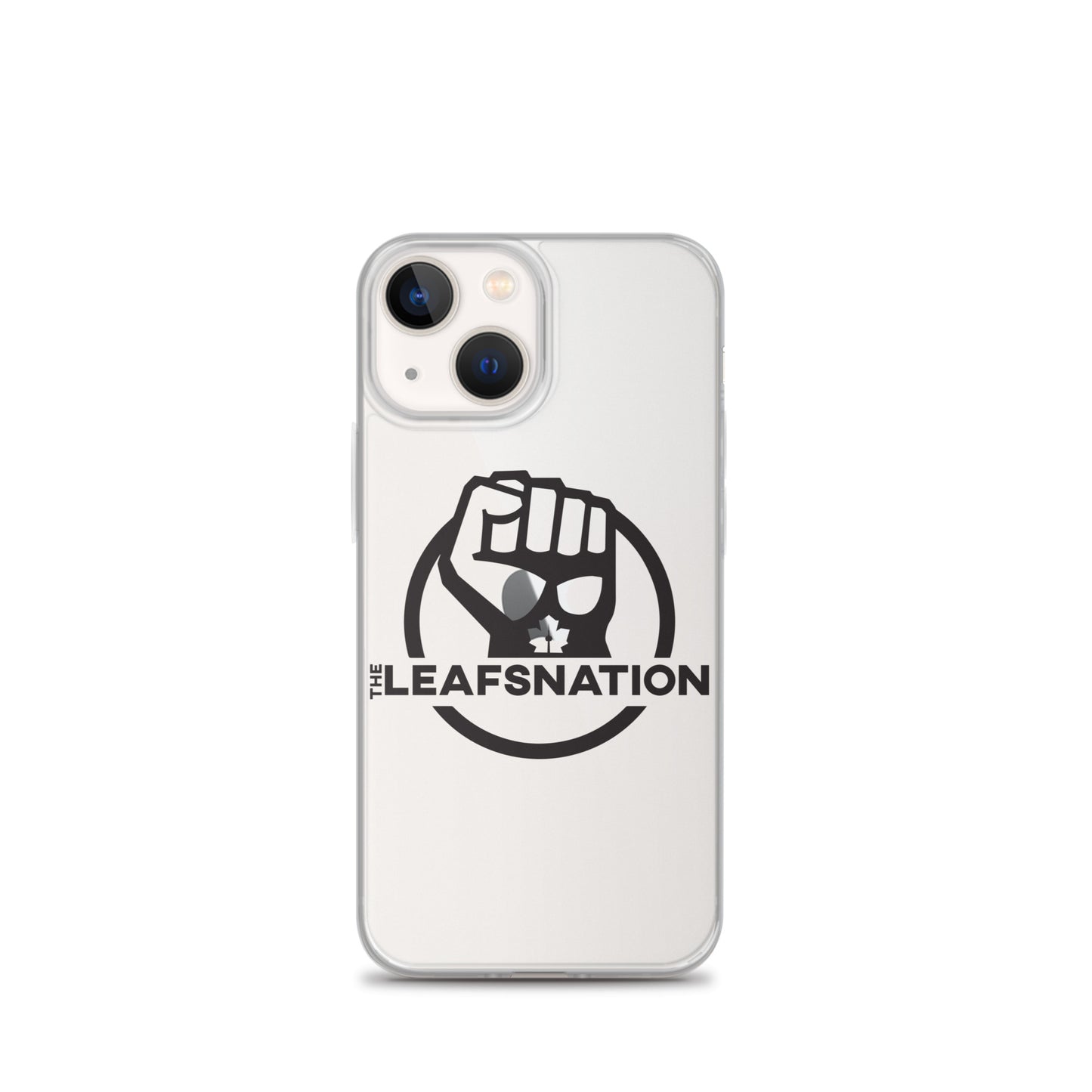 Leafsnation - Clear Case for iPhone® Black Logo