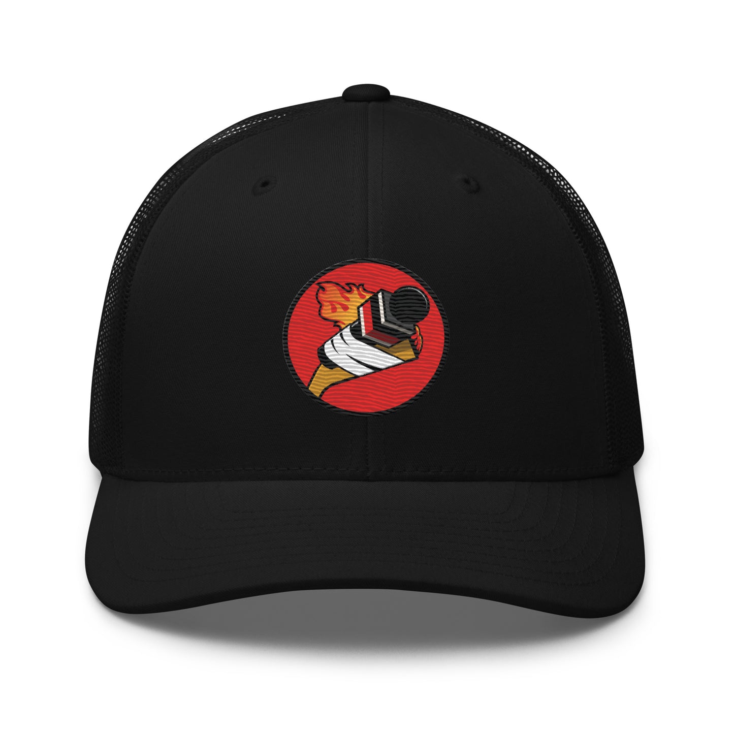 COMING IN HOT - Mic Logo Trucker Hat