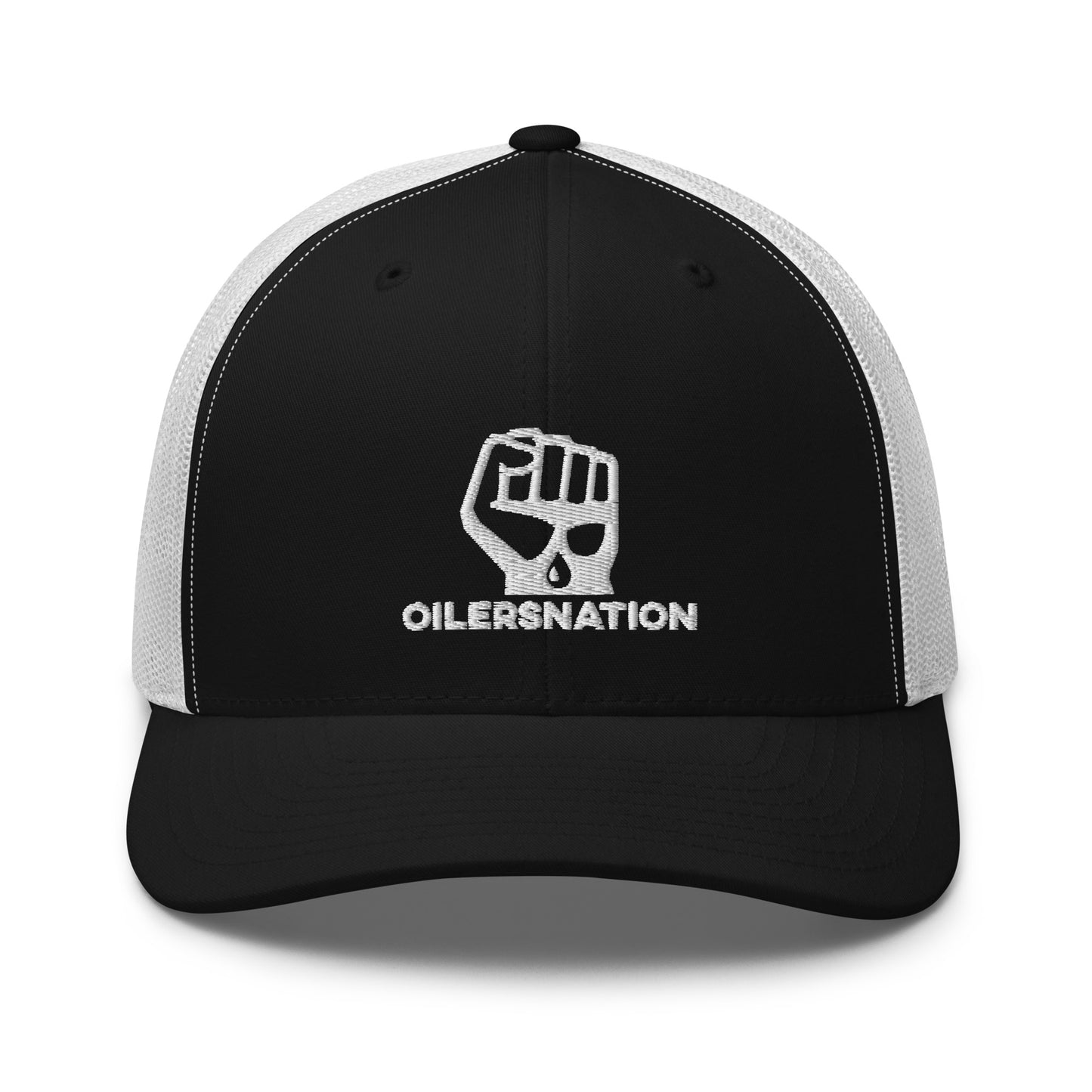 THE CLASSICS - Oilersnation Black Trucker Hat