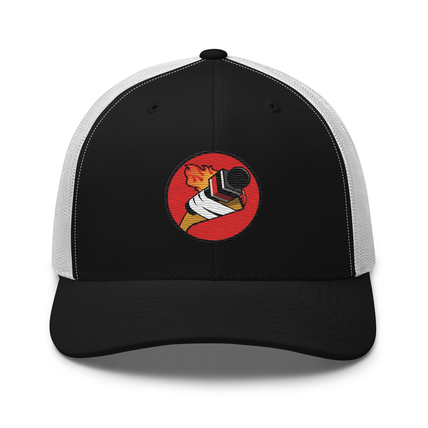 COMING IN HOT - Mic Logo Trucker Hat