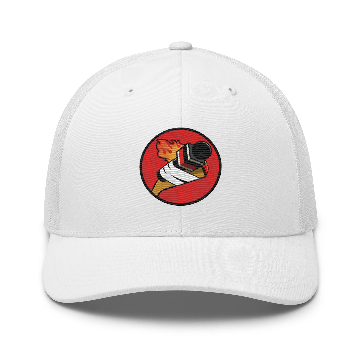 COMING IN HOT - Mic Logo Trucker Hat