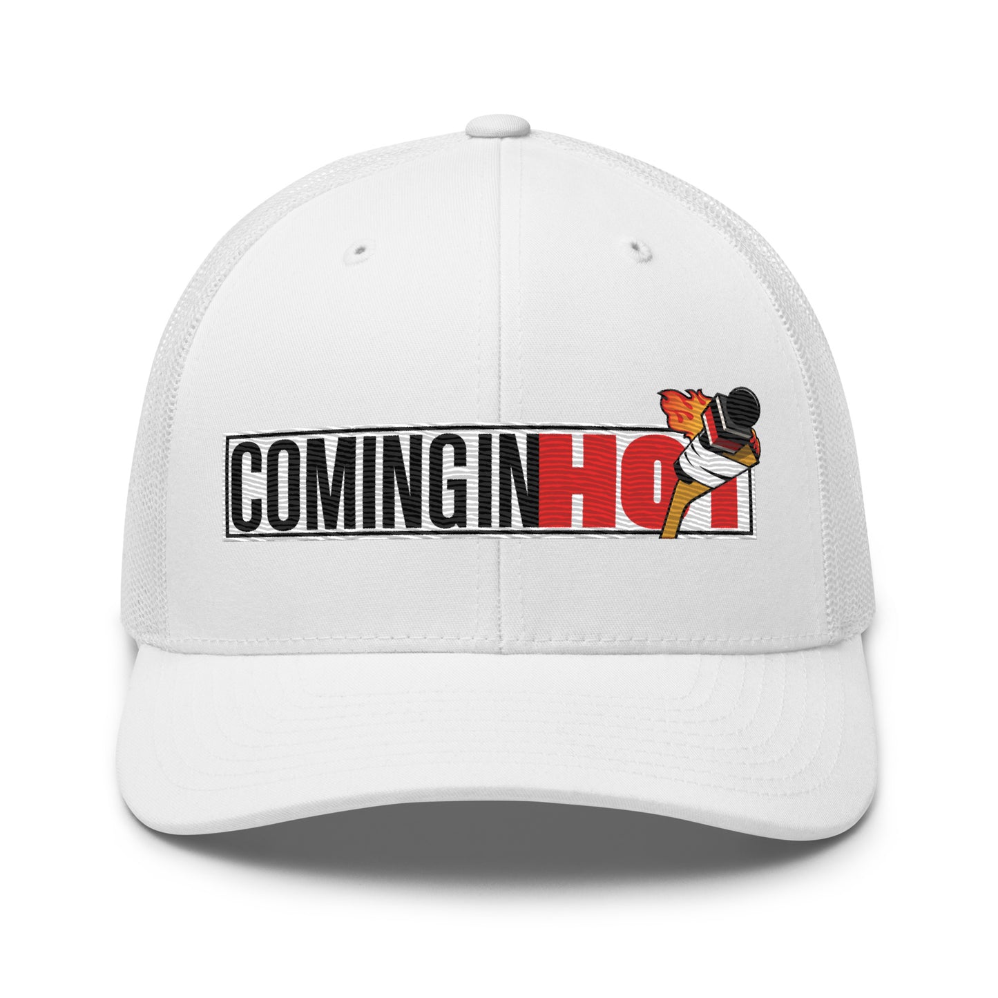 COMING IN HOT - Full Logo Trucker Hat